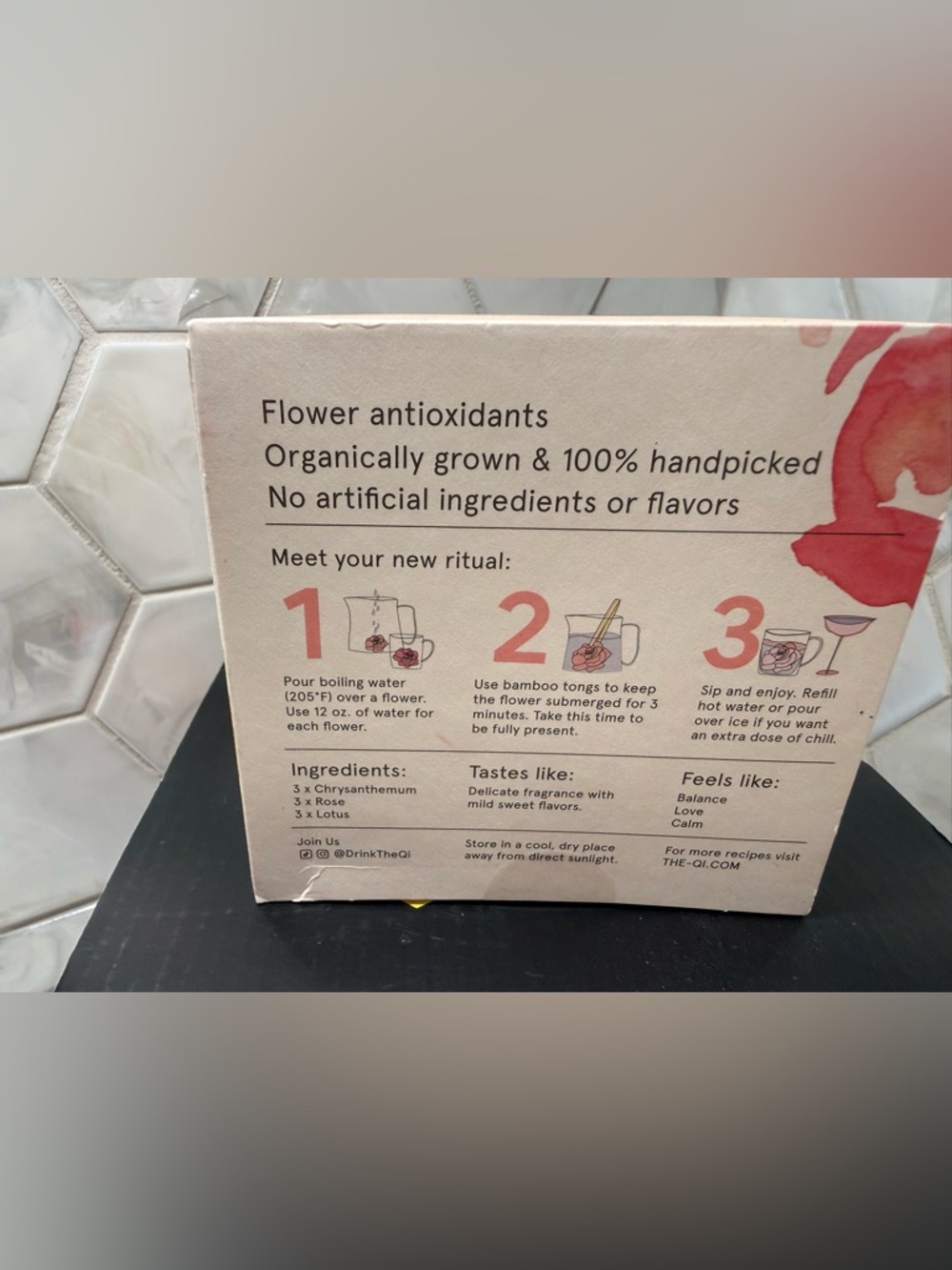 The Qi Flower Floral Tea And Glass Teapot Set Brand New Great Mothers Day Gift! - Picture 5 of 10